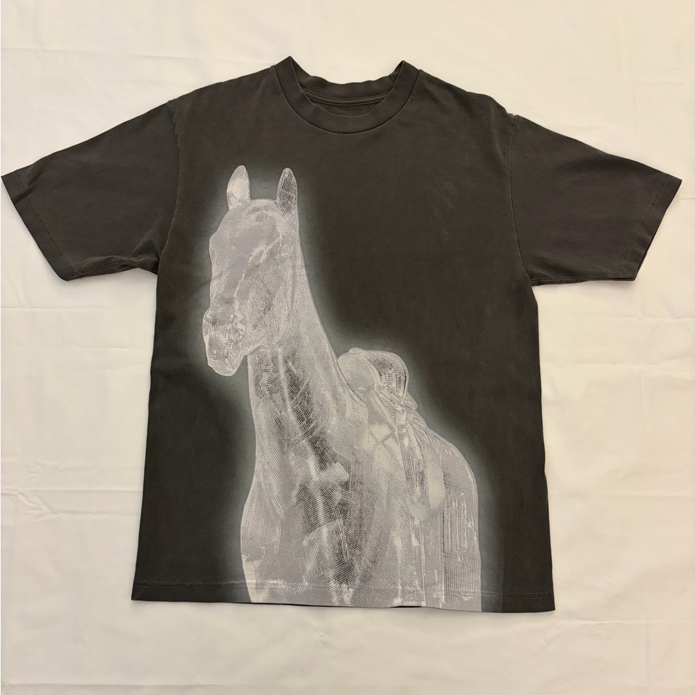Beyonce No Skips Renaissance World Tour Exclusive Tee Washed Grey Horse Tee